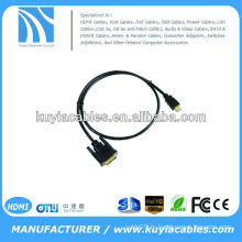 24k позолоченный HDMI-кабель для DVI-адаптера